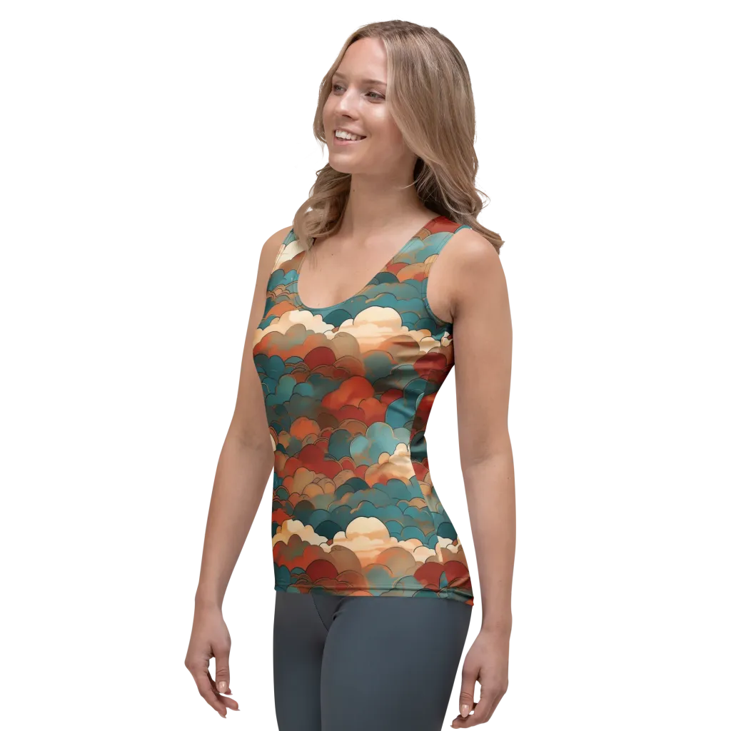 Coppercloud Atlas on Women's Tank Top — Left Front