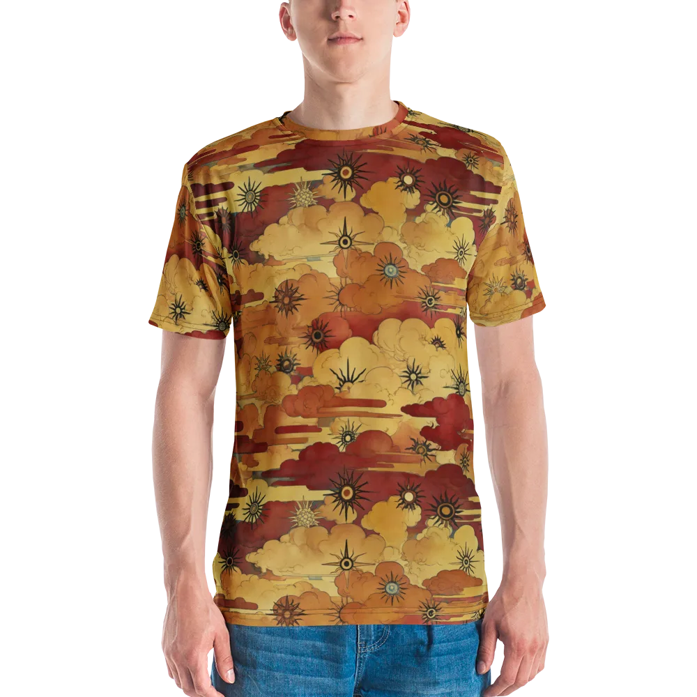 Solar Cloud Atlas on Men's Crew Neck T-Shirt — Front