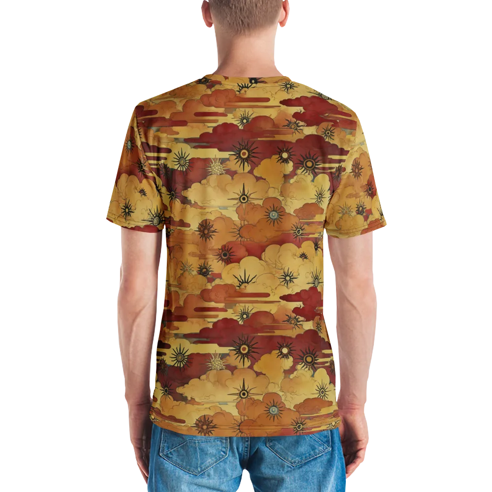 Solar Cloud Atlas on Men's Crew Neck T-Shirt — Back