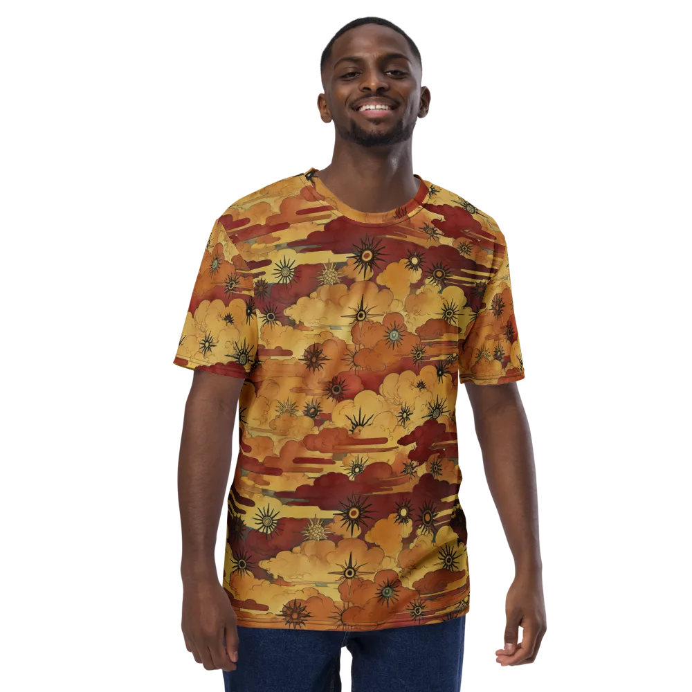 Solar Cloud Atlas on Men's Crew Neck T-Shirt — Front