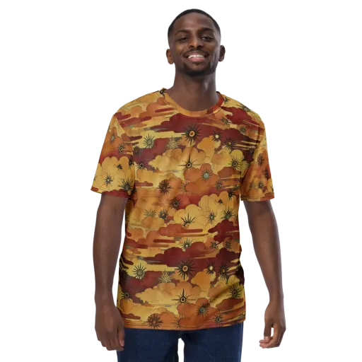 Solar Cloud Atlas on a Men's Crew Neck T-Shirt