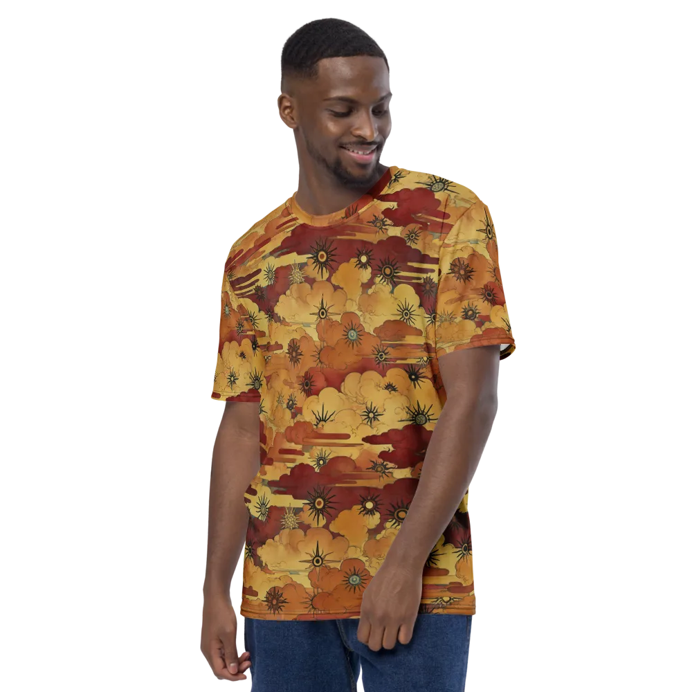 Solar Cloud Atlas on Men's Crew Neck T-Shirt — Left