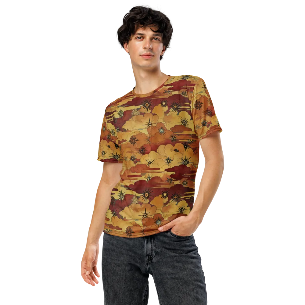 Solar Cloud Atlas on Men's Crew Neck T-Shirt — Front