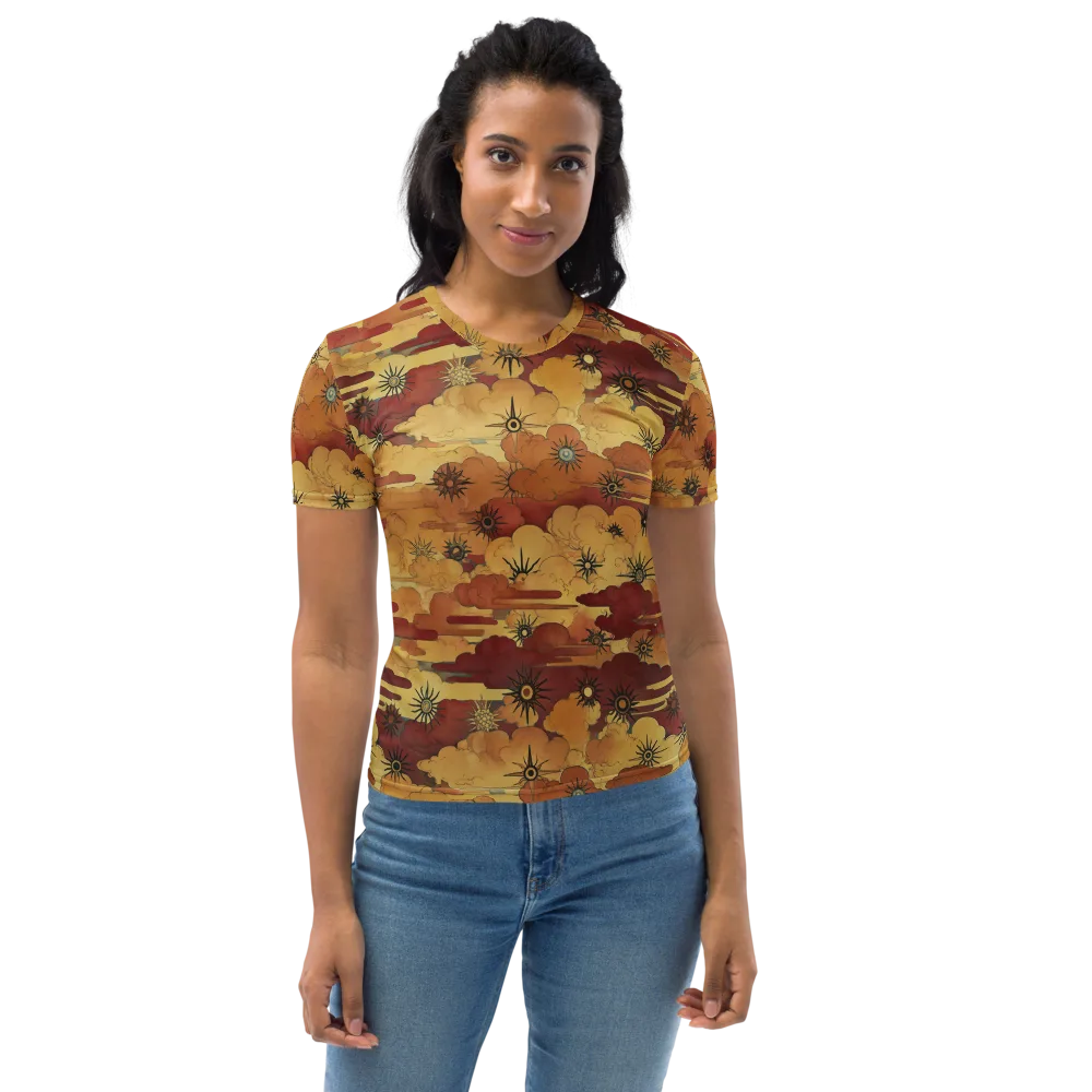 Solar Cloud Atlas on Women's Crew Neck T-Shirt — Front