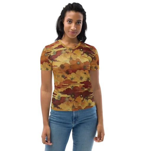 Solar Cloud Atlas on a Women's Crew Neck T-Shirt