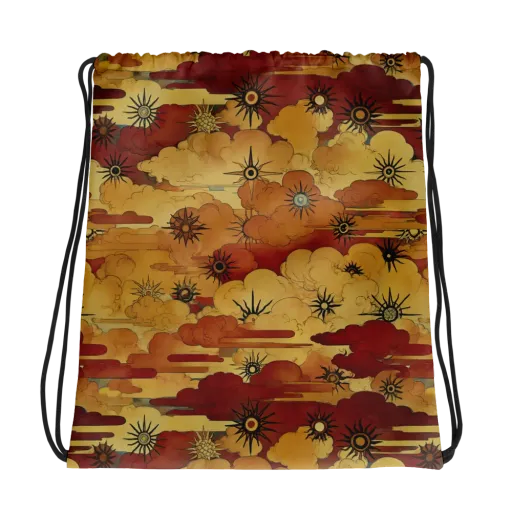 Solar Cloud Atlas on a Drawstring Bag