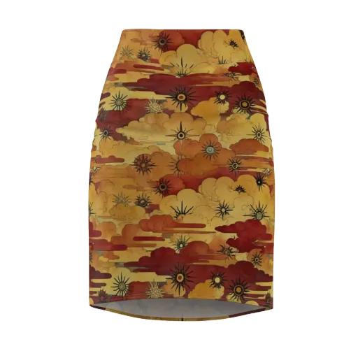 Solar Cloud Atlas on a Pencil Skirt
