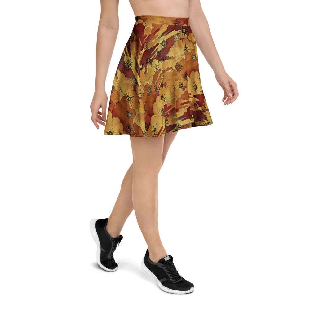 Solar Cloud Atlas on Skater Skirt — Right