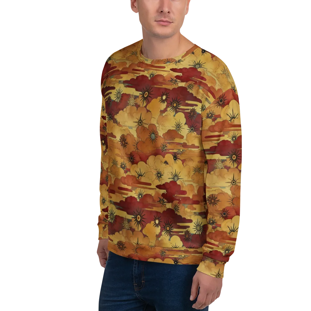 Solar Cloud Atlas on Sweatshirt — Left Front
