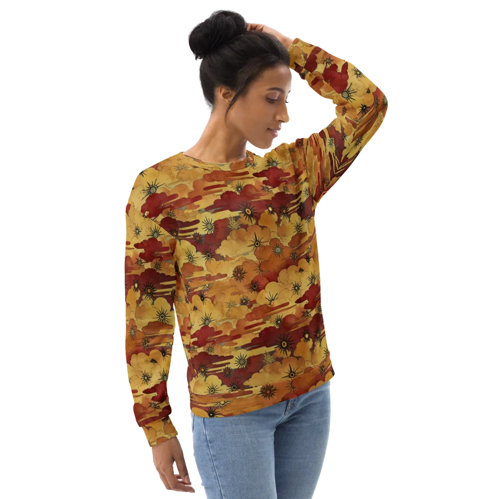 Solar Cloud Atlas on Sweatshirt — Right Front