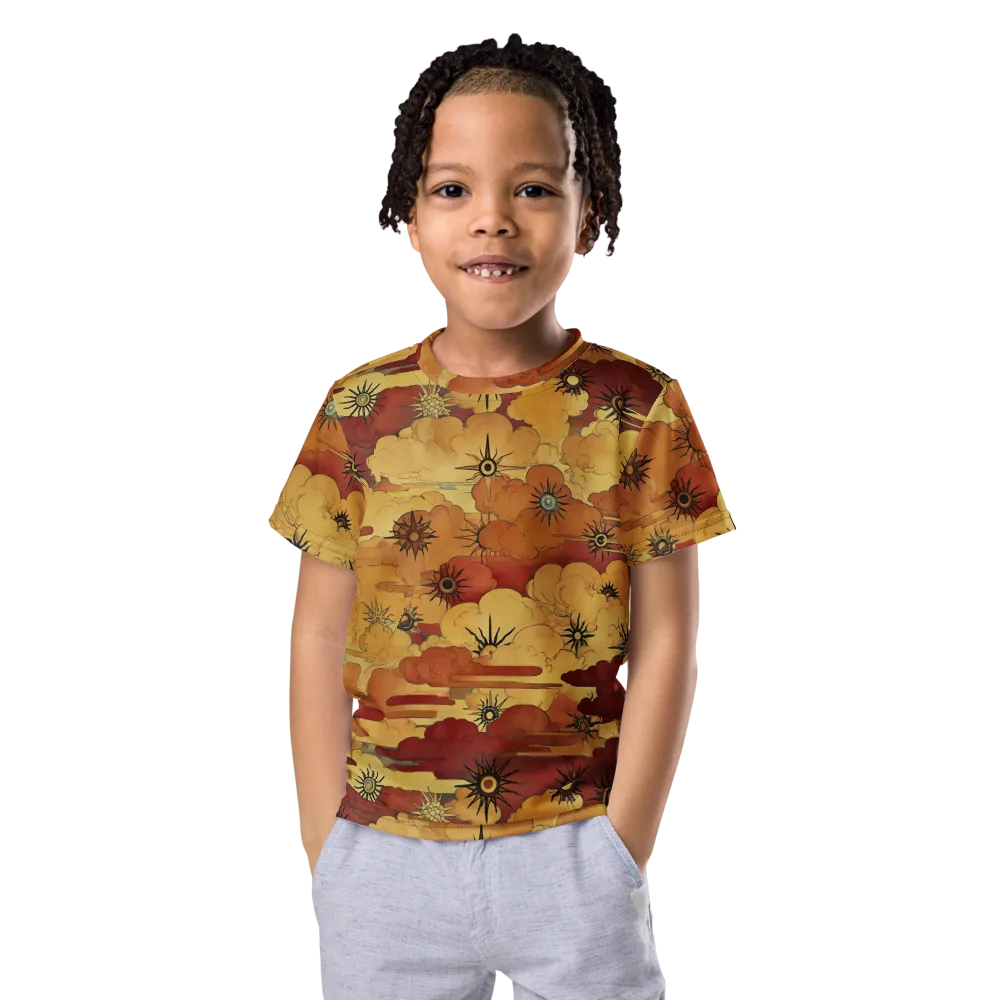 Solar Cloud Atlas on Kids Crew Neck T-Shirt — Front