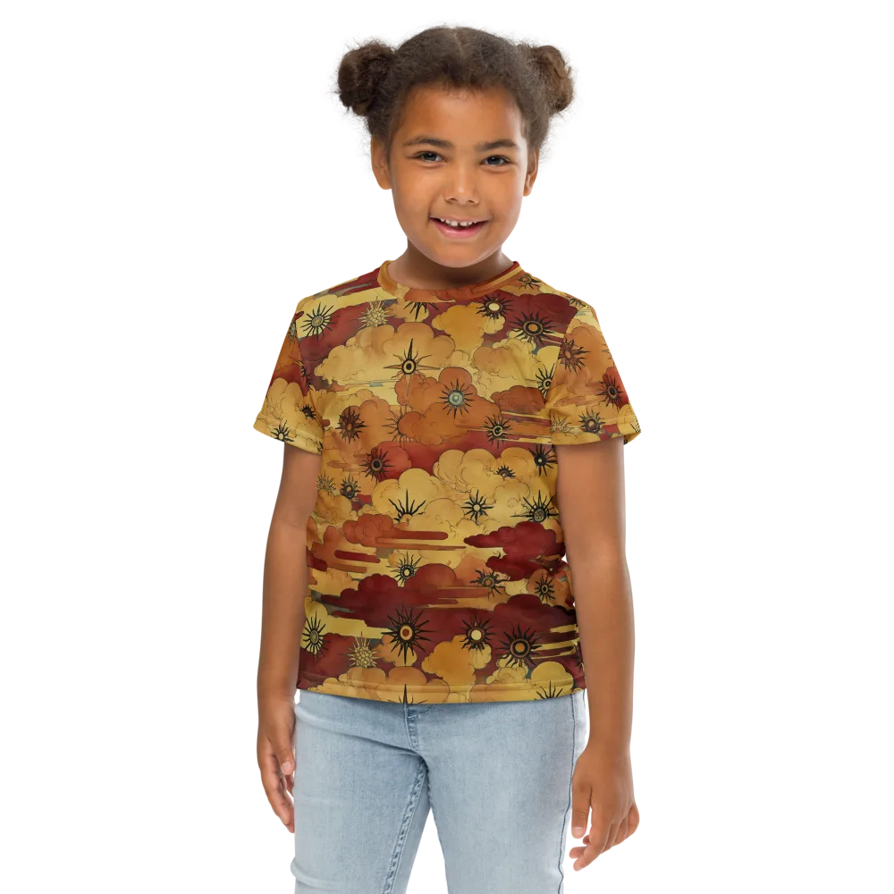 Solar Cloud Atlas on Kids Crew Neck T-Shirt — Front