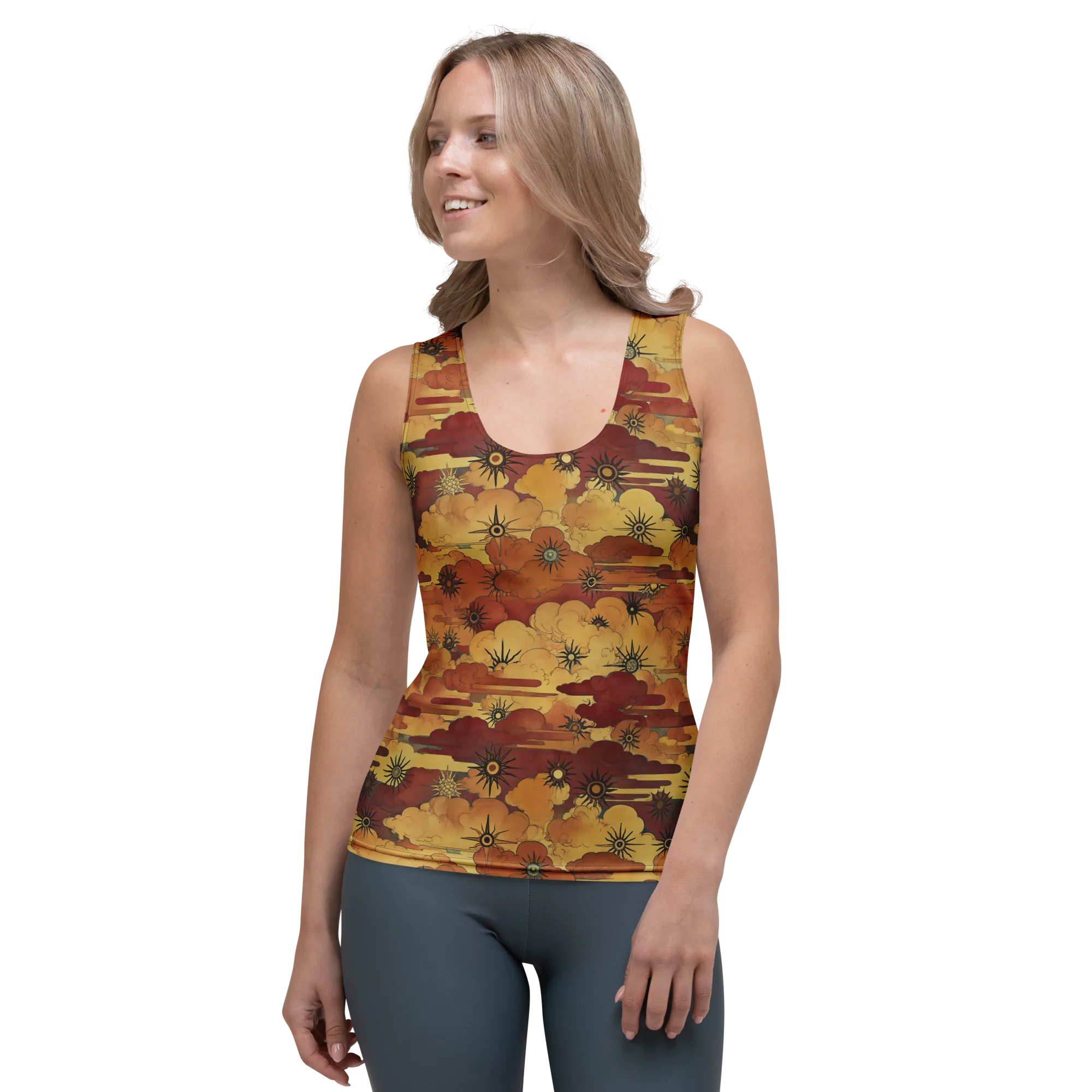 Solar Cloud Atlas on Women's Tank Top — Front