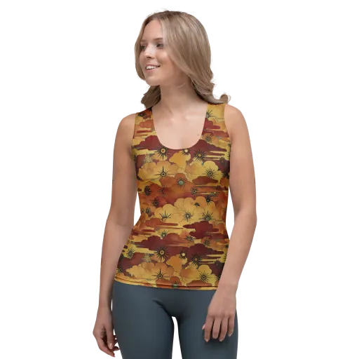 Solar Cloud Atlas on a Women's Tank Top