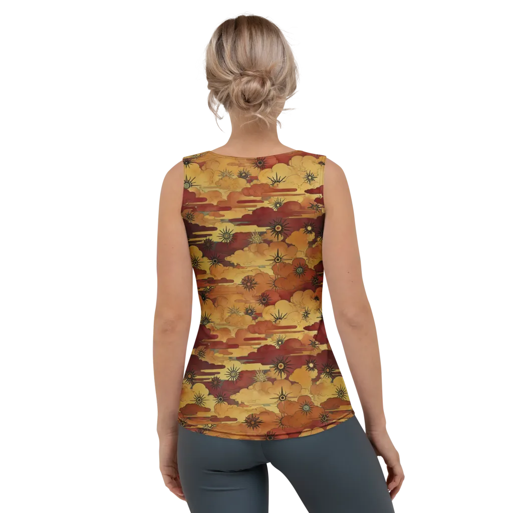Solar Cloud Atlas on Women's Tank Top — Back