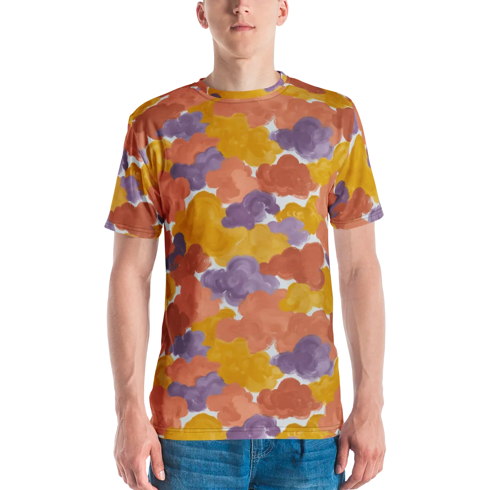 Melted Marigold on Men's Crew Neck T-Shirt — Front