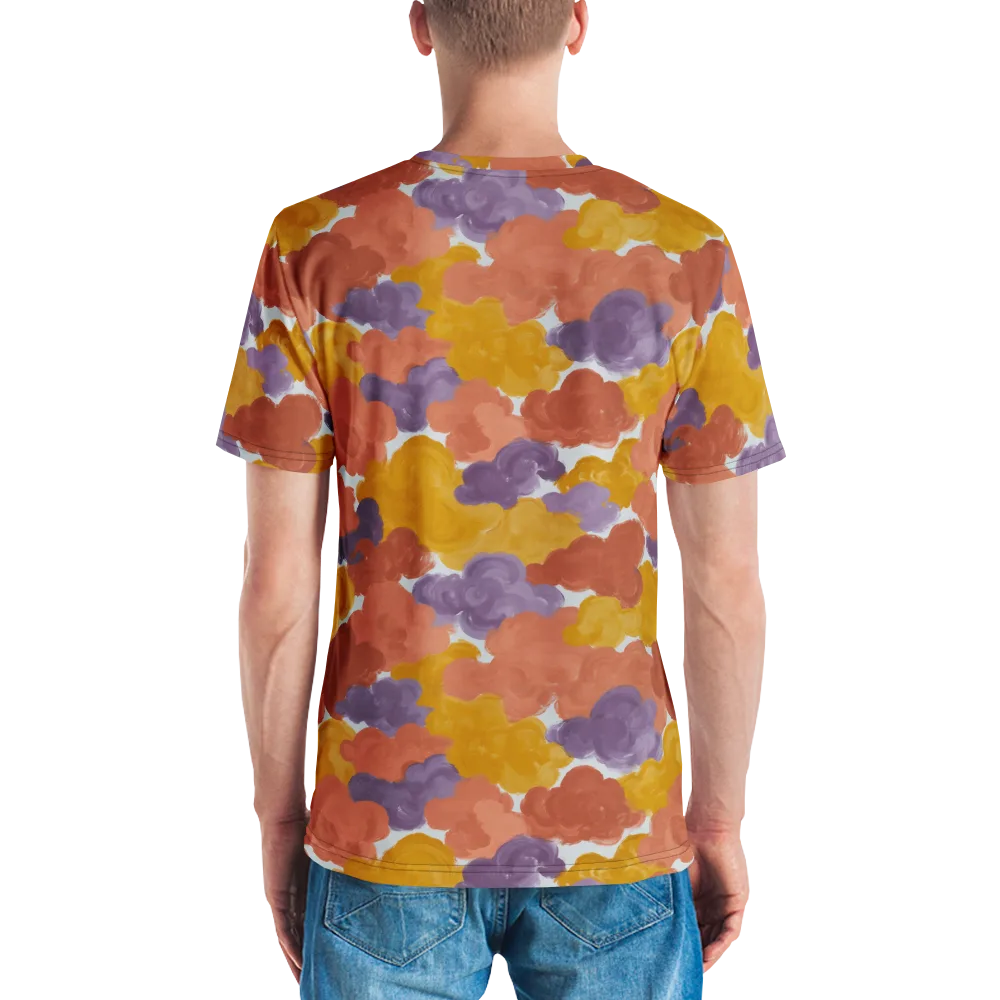 Melted Marigold on Men's Crew Neck T-Shirt — Back