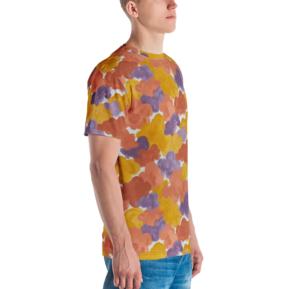 Melted Marigold on Men's Crew Neck T-Shirt — Right