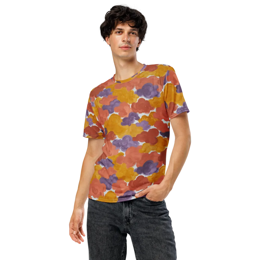 Melted Marigold on Men's Crew Neck T-Shirt — Front