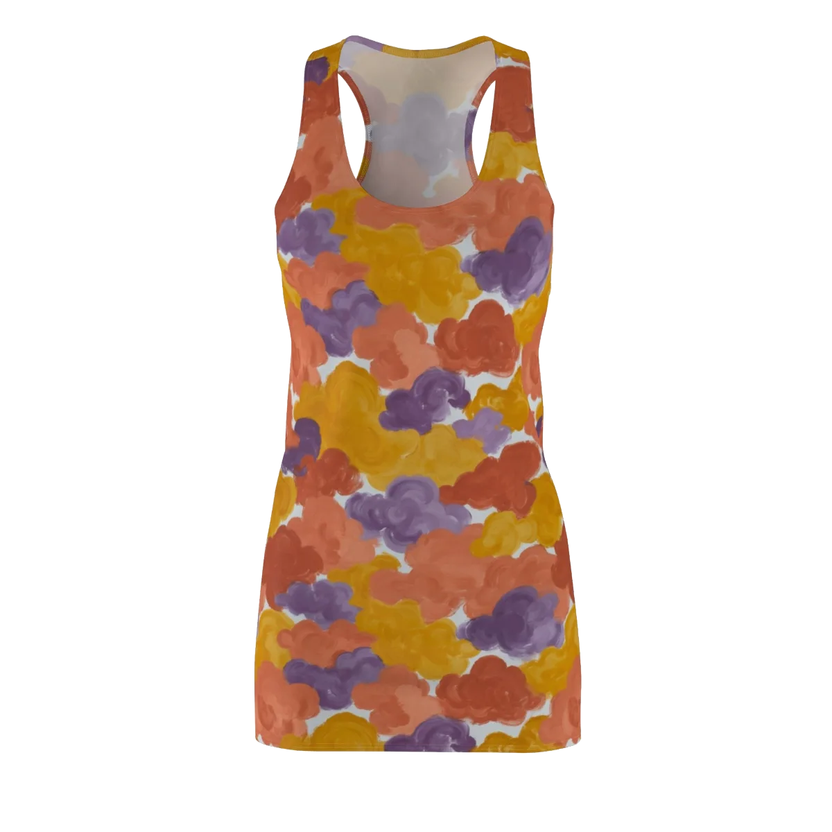Melted Marigold on Racerback Dress — Front