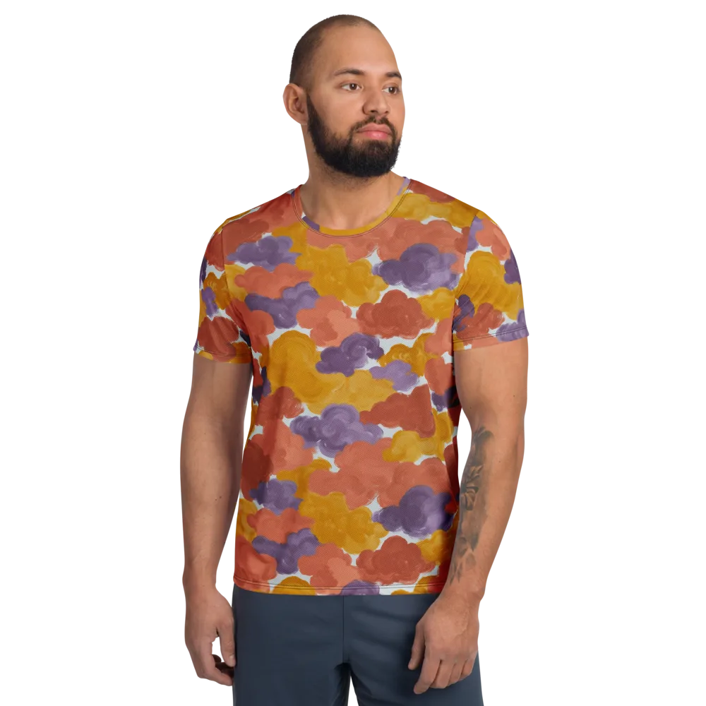 Melted Marigold on Men's Athletic T-Shirt — Front