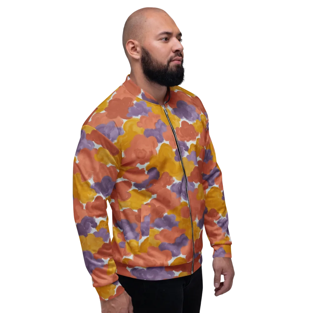 Melted Marigold on Bomber Jacket — Right