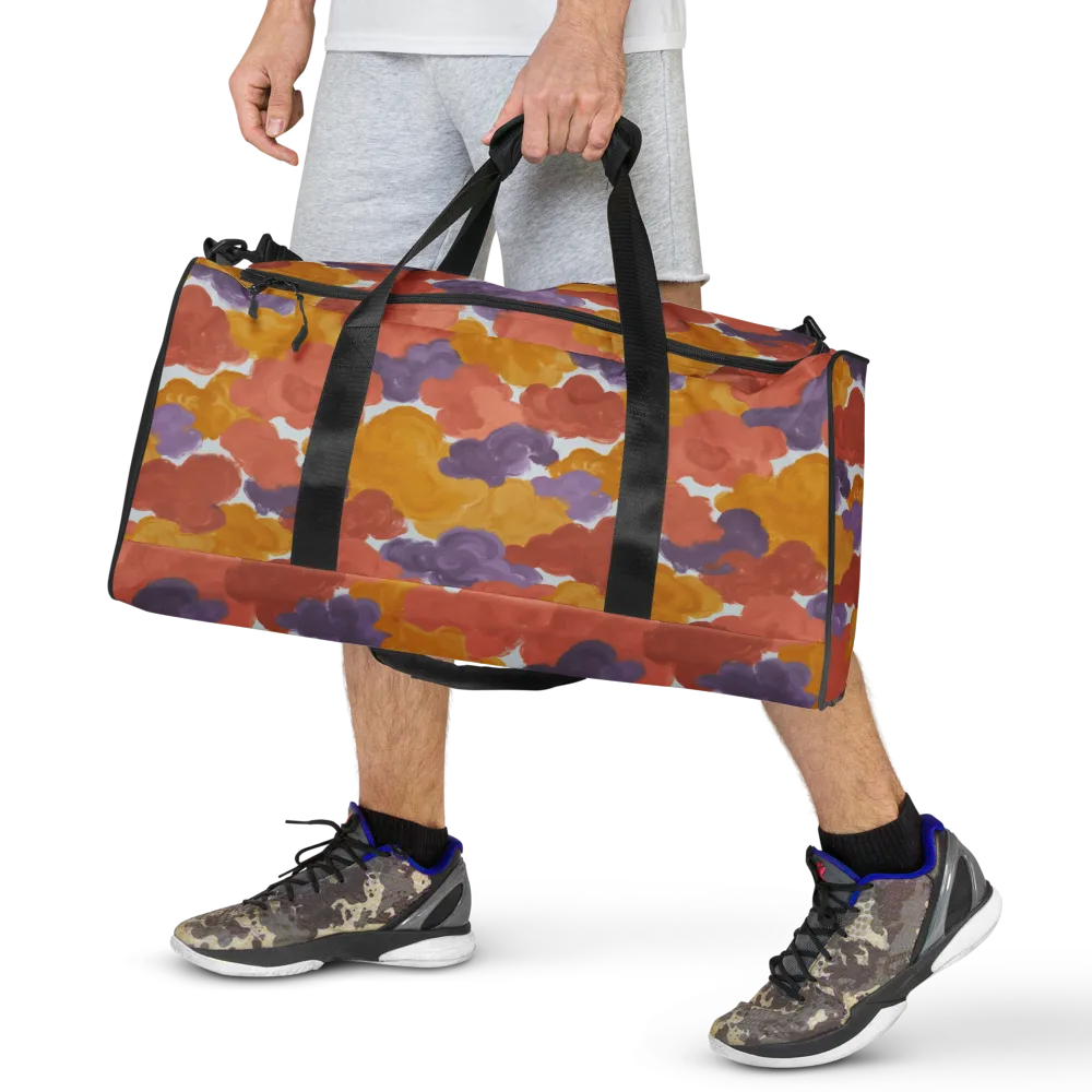Melted Marigold on Duffle Bag — Front