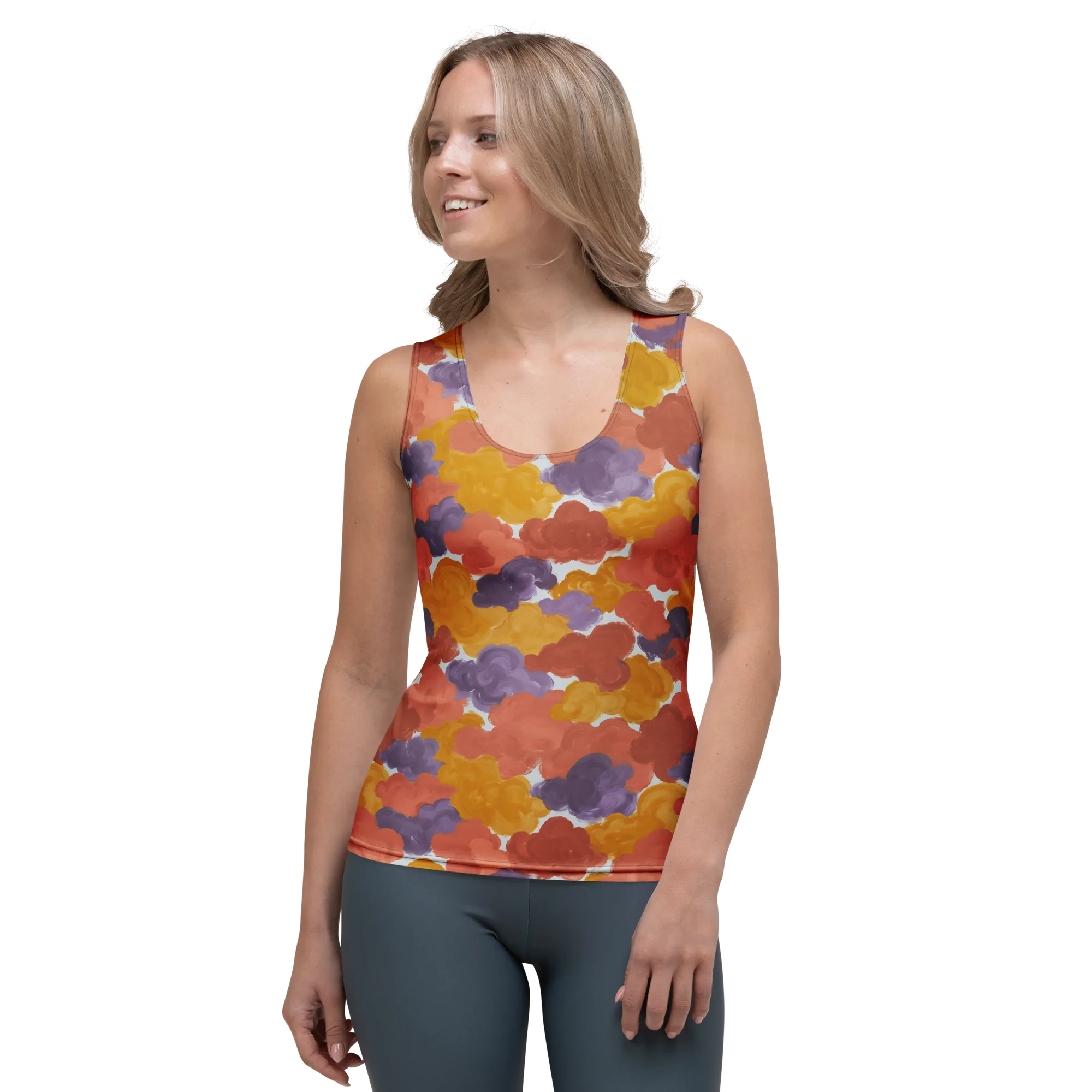 Melted Marigold on Women's Tank Top — Front