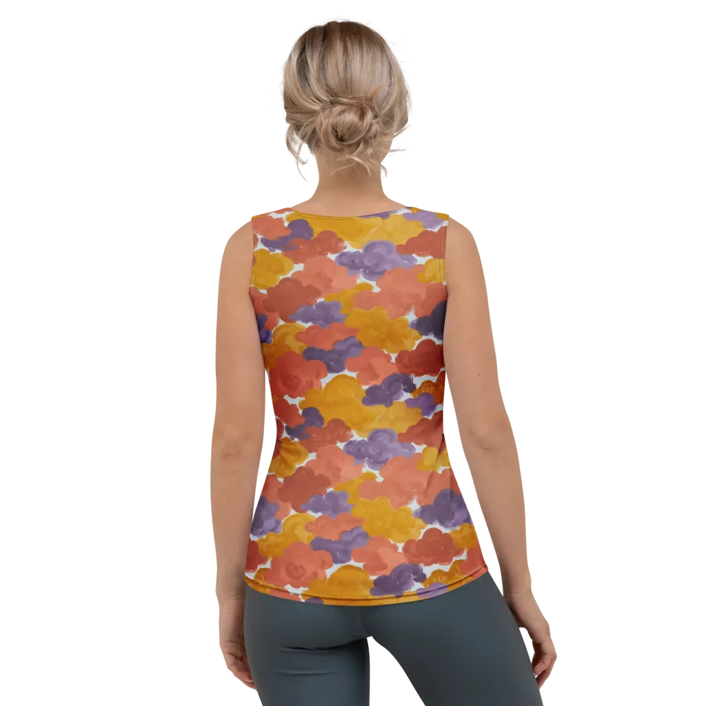 Melted Marigold on Women's Tank Top — Back