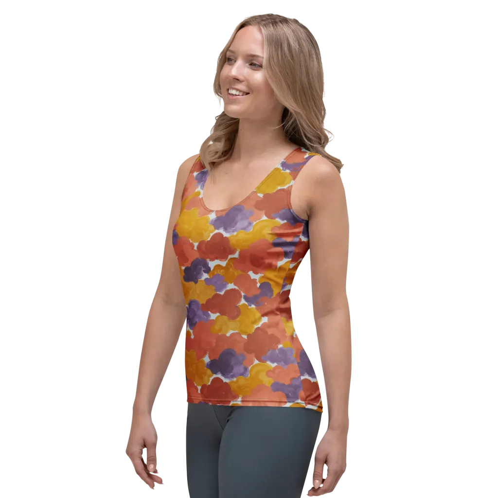 Melted Marigold on Women's Tank Top — Left Front