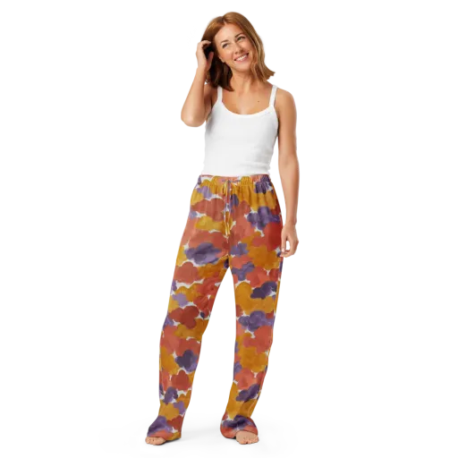 Melted Marigold on a Women's Pajama Pants
