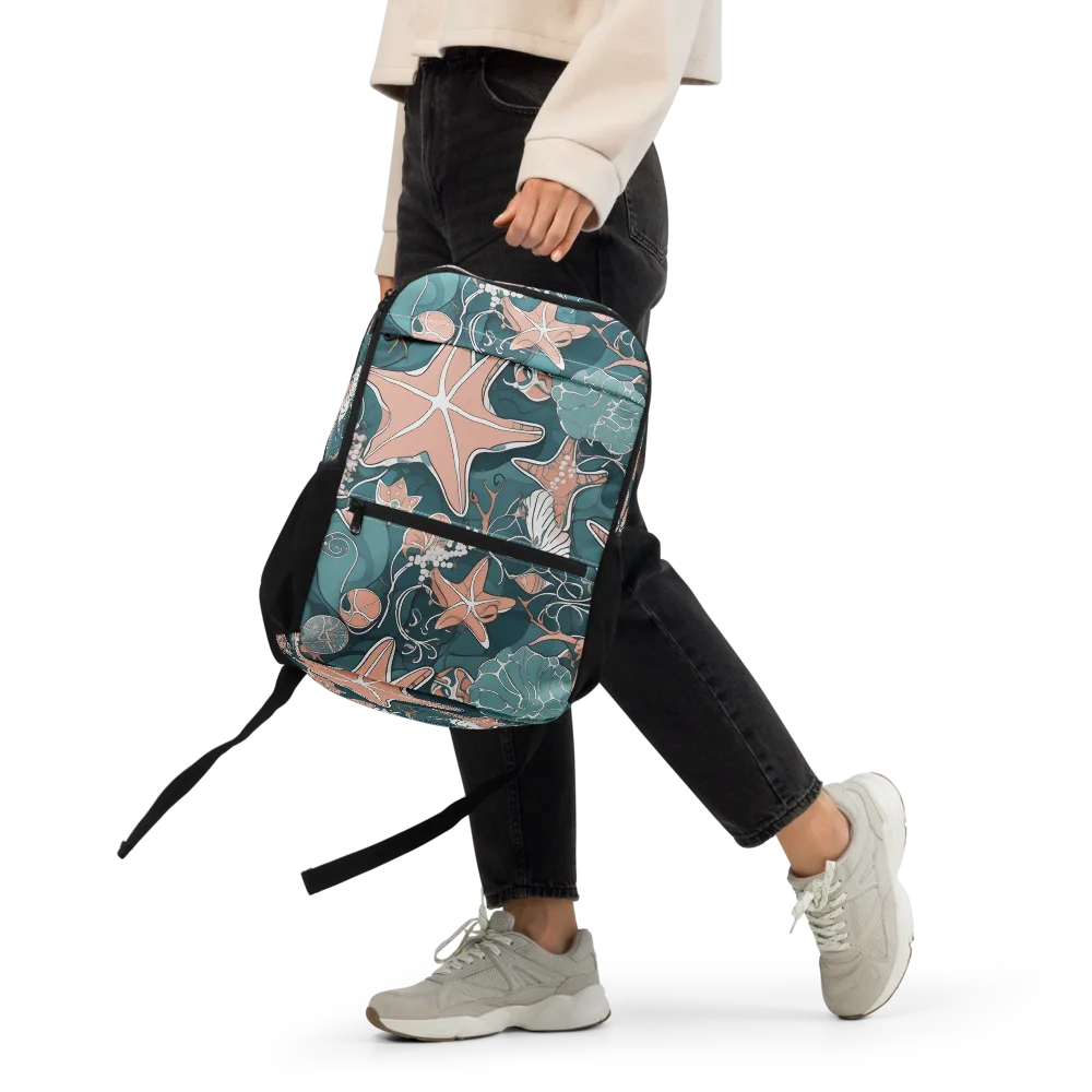 Seashell Reverie on Utility Backpack — Front