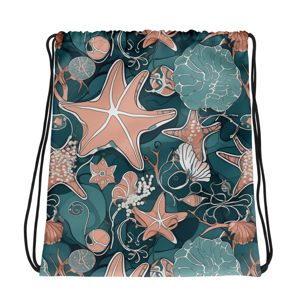 Seashell Reverie on Drawstring Bag — Photo