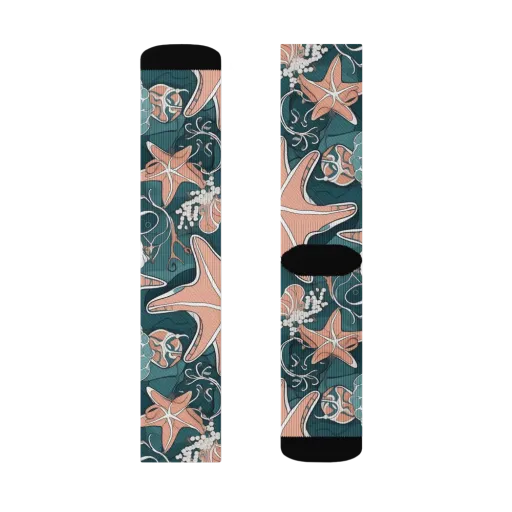 Seashell Reverie on a Socks