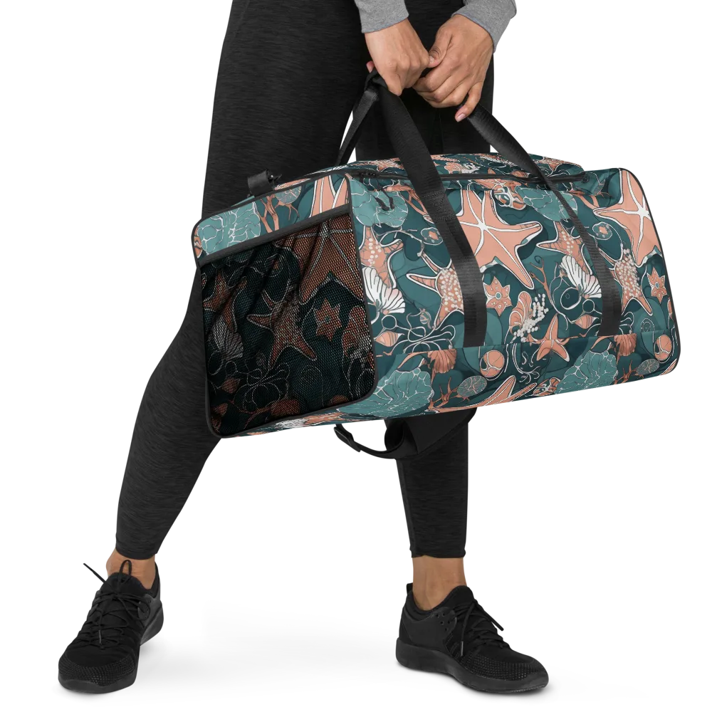 Seashell Reverie on Duffle Bag — Right Front