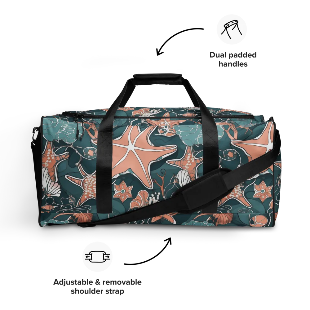 Seashell Reverie on Duffle Bag — Front