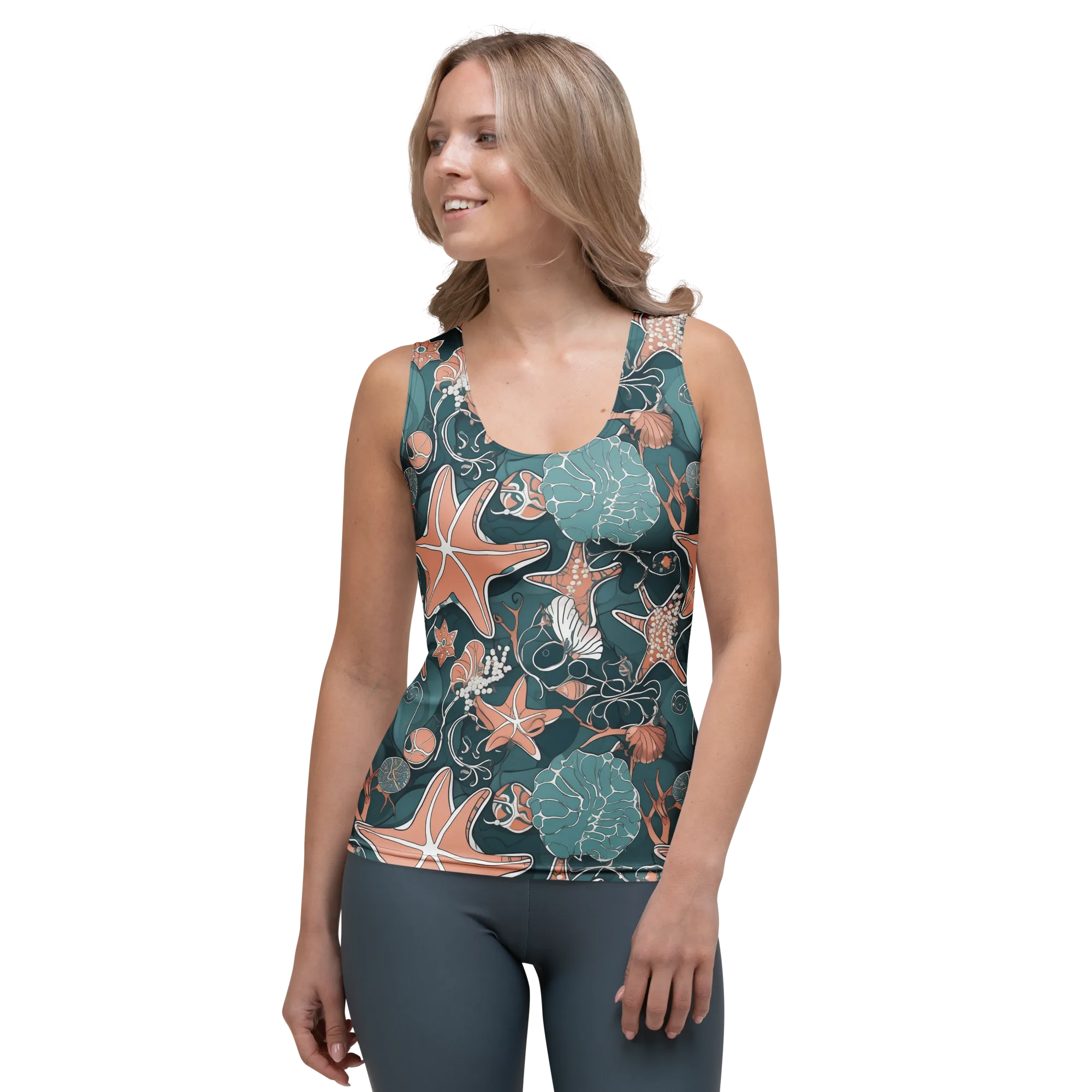 Seashell Reverie on Women's Tank Top — Front