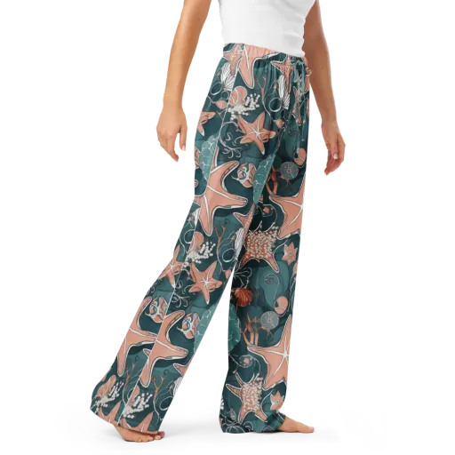 Seashell Reverie on a Women's Pajama Pants
