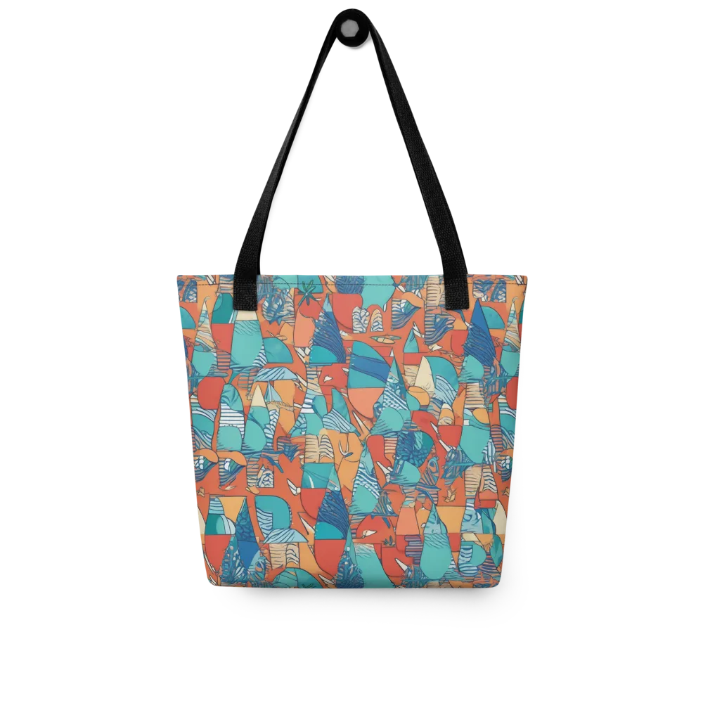 Tidal Collage on Tote Bag — Front