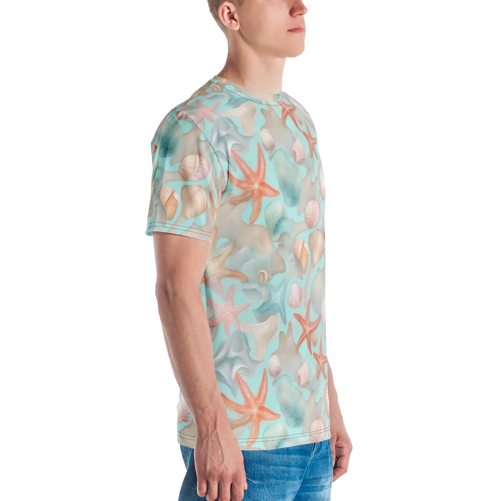 Tidepool Reverie on Men's Crew Neck T-Shirt — Right
