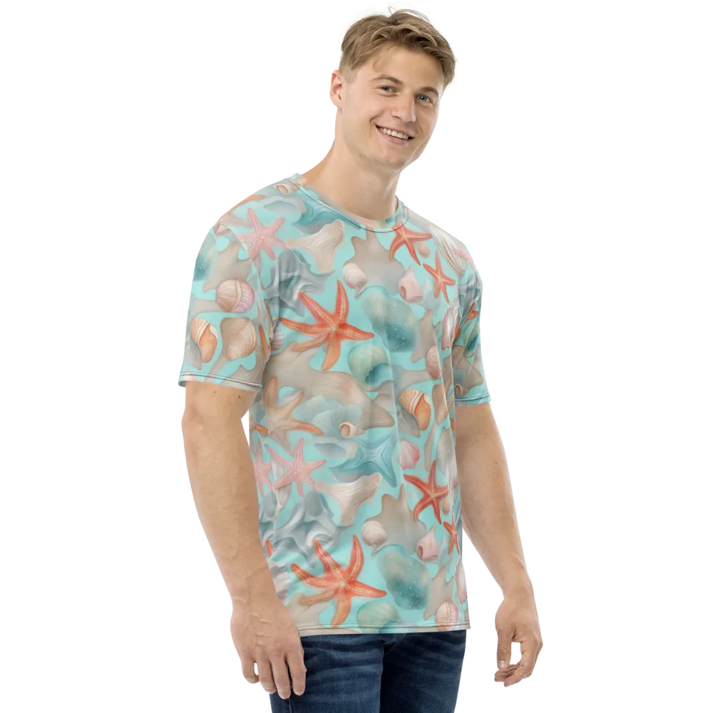 Tidepool Reverie on Men's Crew Neck T-Shirt — Right