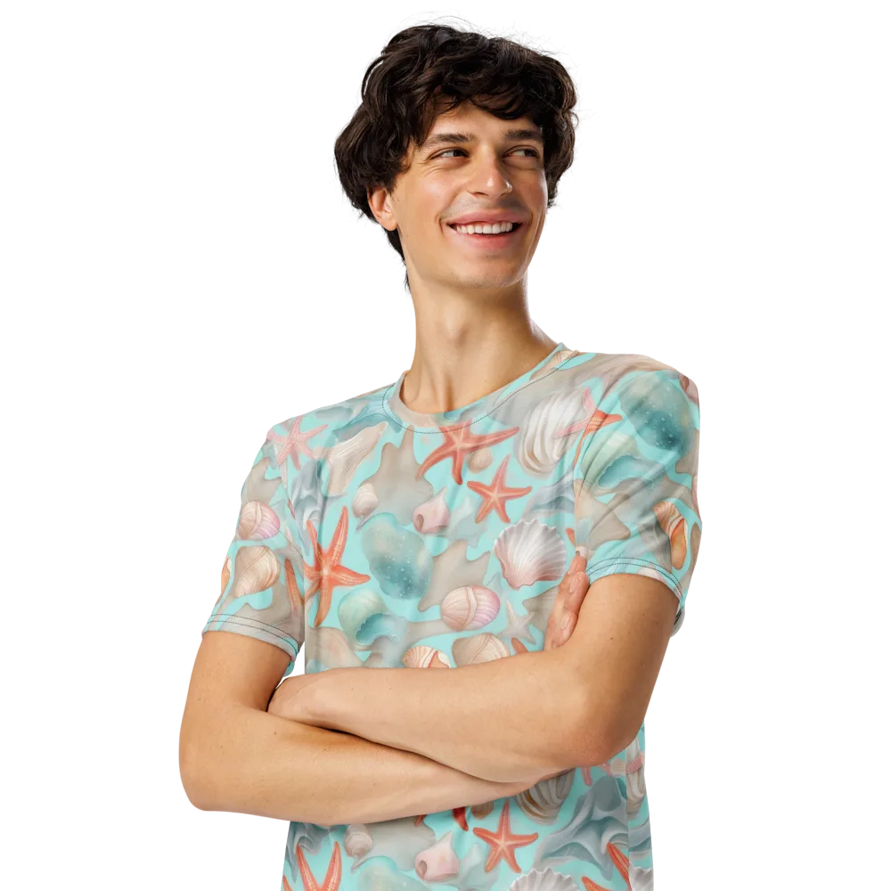 Tidepool Reverie on Men's Crew Neck T-Shirt — Left Front