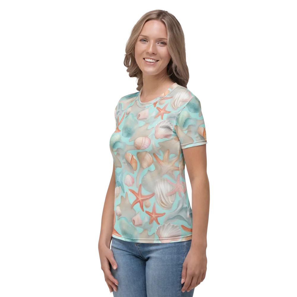 Tidepool Reverie on Women's Crew Neck T-Shirt — Left