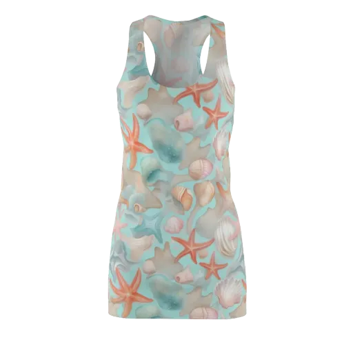Tidepool Reverie on a Racerback Dress