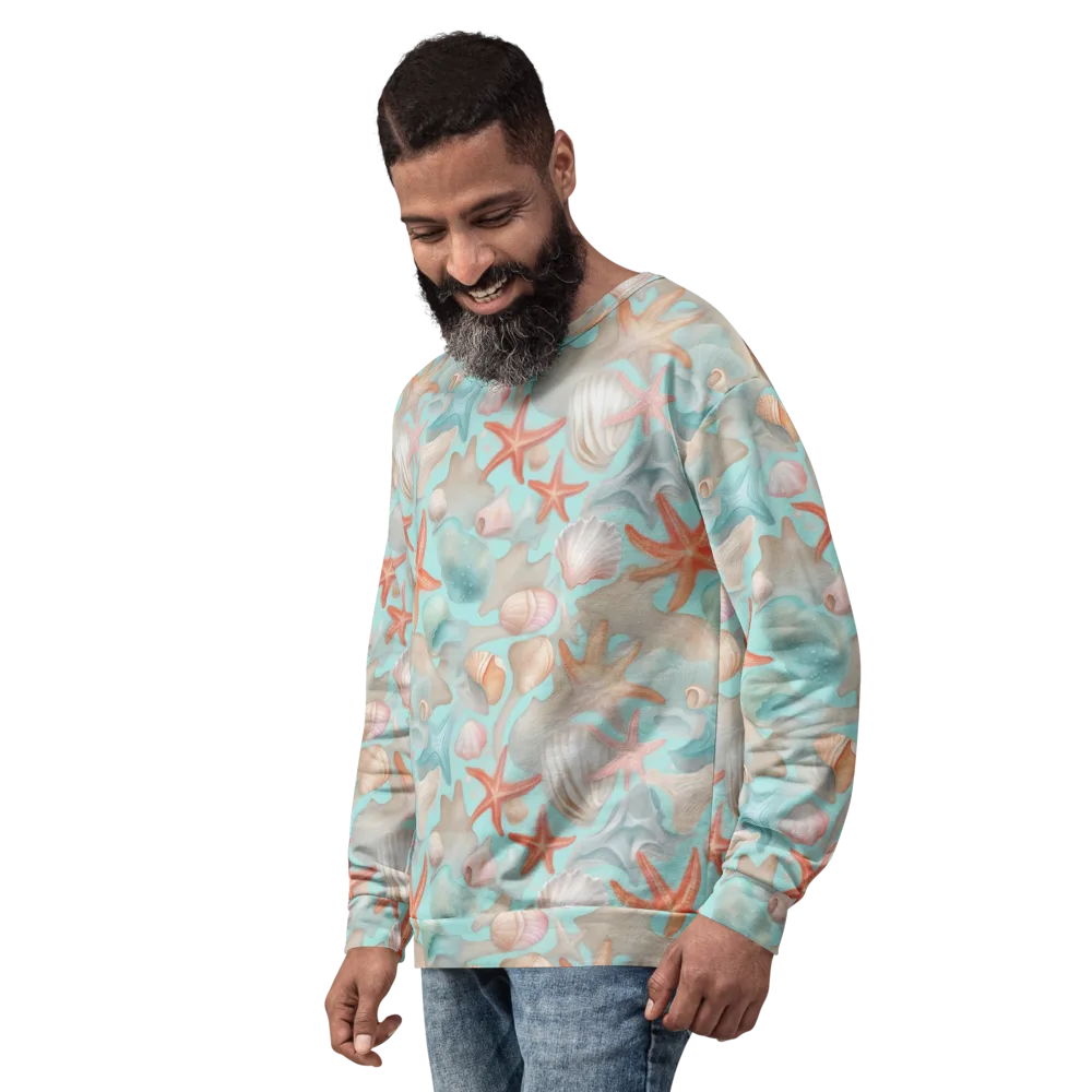 Tidepool Reverie on Sweatshirt — Left Front