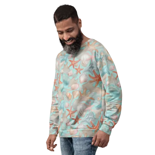 Tidepool Reverie on a Sweatshirt