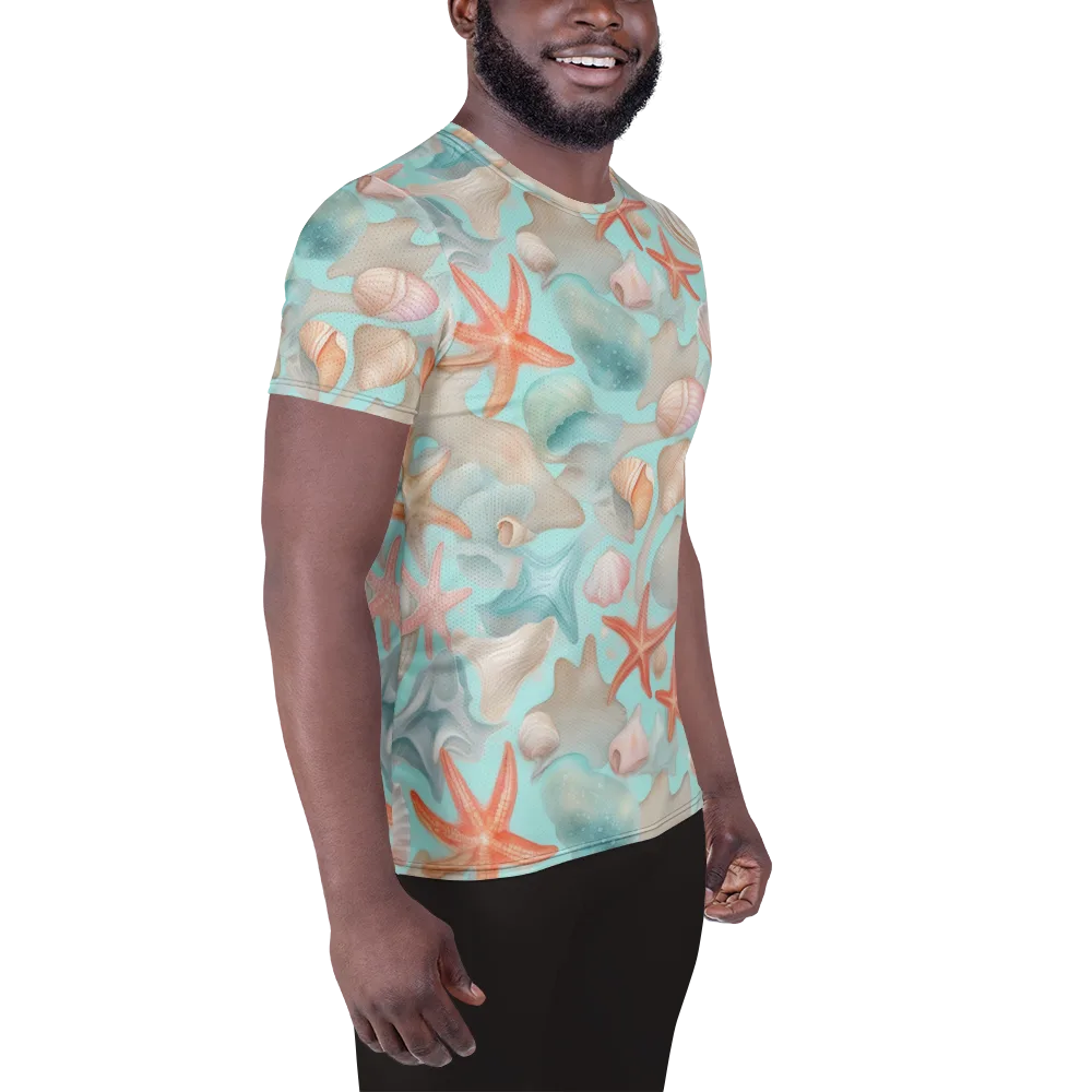 Tidepool Reverie on Men's Athletic T-Shirt — Right