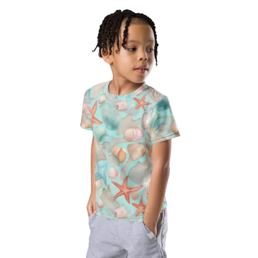 Tidepool Reverie on a Kids Crew Neck T-Shirt