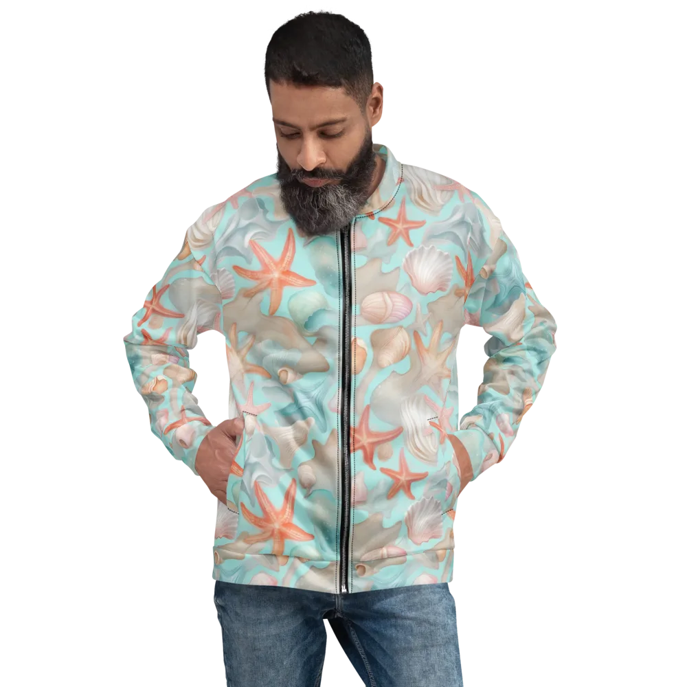 Tidepool Reverie on Bomber Jacket — Front
