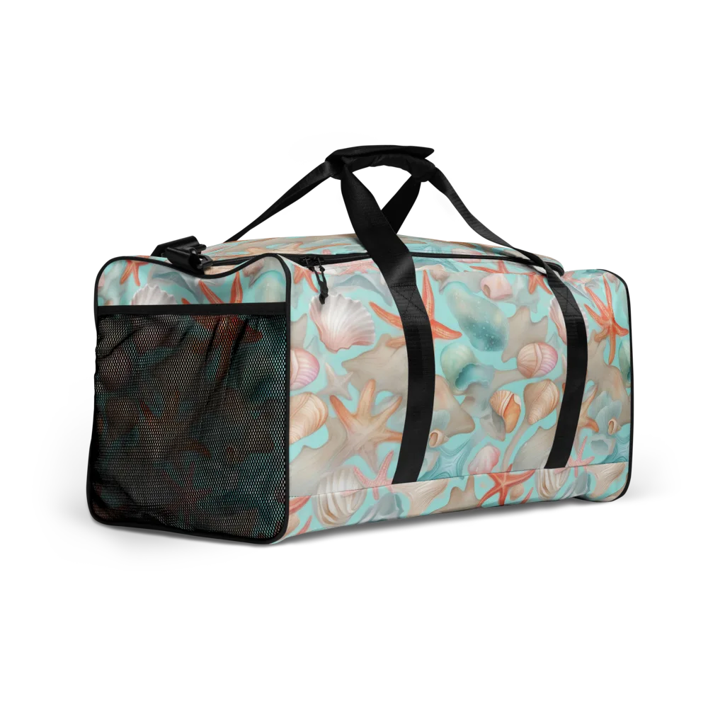 Tidepool Reverie on Duffle Bag — Right Front
